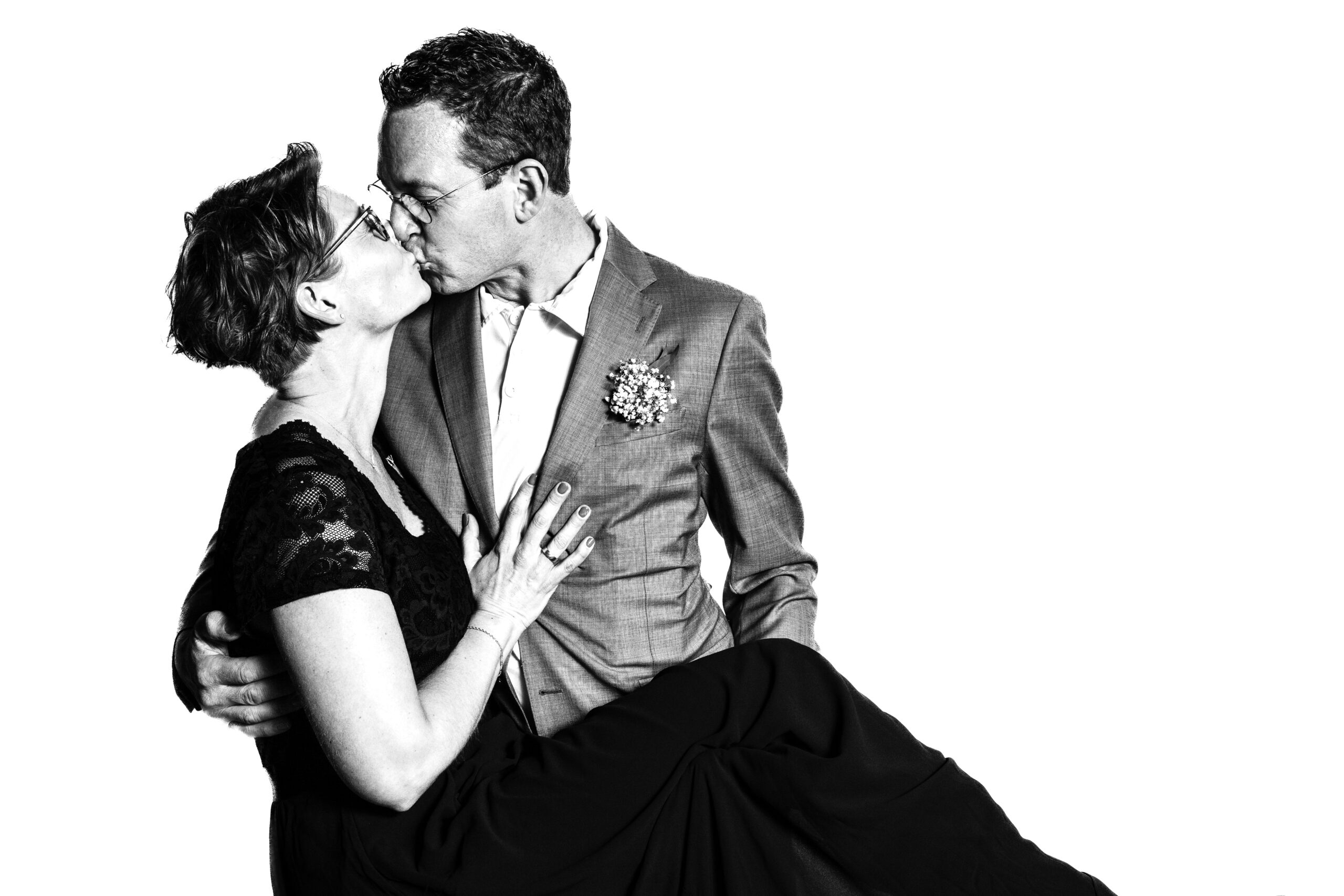 Photobooth portretservice voor gasten tijdens een evenement